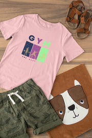 Comfortable Kids Regular Fit Tshirt in Baby Pink - 180 GSM | Fullmoon Styles