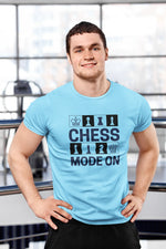 Comfortable Men Regular Fit Tshirt in Sky Blue - 180 GSM | Fullmoon Styles