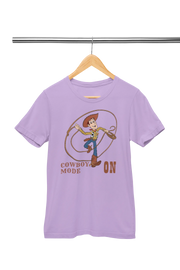 Premium Lavender Regular Fit Tshirt for Women - 180 GSM Cotton | Fullmoon Styles