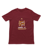 Git Commit Awesomeness Women Regular Fit Tshirt 180 Maroon Regular Fit Tshirt - Premium Cotton Women Wear