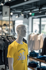 Yellow Regular Fit Tshirt - Good Day To Read Men Regular Fit Tshirt 180 Design | Men Fashion