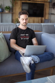 Chess Choose Your Weapon Men Regular Fit Tshirt 180 Black Regular Fit Tshirt - Premium Cotton Men Wear