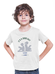 Comfortable Kids Regular Fit Tshirt in White - 180 GSM | Fullmoon Styles