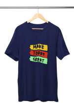 Premium Navy Blue Regular Fit Tshirt for Men - 180 GSM Cotton | Fullmoon Styles