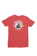 Premium Red Regular Fit Tshirt for Women - 180 GSM Cotton | Fullmoon Styles