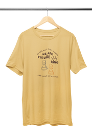 Men Regular Fit Tshirt - We Are Future Kings Men Regular Fit Tshirt 180 Beige | Fullmoon Styles