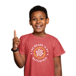 Comfortable Kids Regular Fit Tshirt in Red - 180 GSM | Fullmoon Styles