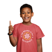 Comfortable Kids Regular Fit Tshirt in Red - 180 GSM | Fullmoon Styles