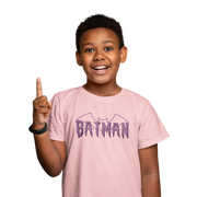 Comfortable Kids Regular Fit Tshirt in Baby Pink - 180 GSM | Fullmoon Styles