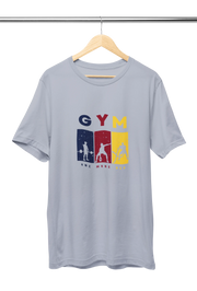 Premium Gray Regular Fit Tshirt for Men - 180 GSM Cotton | Fullmoon Styles