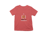 Comfortable Kids Regular Fit Tshirt in Red - 180 GSM | Fullmoon Styles