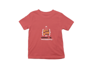 Comfortable Kids Regular Fit Tshirt in Red - 180 GSM | Fullmoon Styles