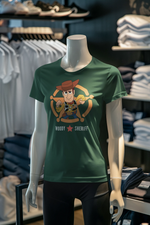 Bottle Green Regular Fit Tshirt - Toy Story Woody Sheriff Women Regular Fit Tshirt 180 Design | Women Fashion