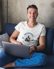 Think Strategically Men Regular Fit Tshirt 180 White Regular Fit Tshirt - Premium Cotton Men Wear