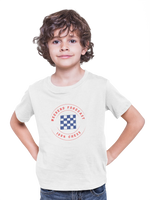 Comfortable Kids Regular Fit Tshirt in White - 180 GSM | Fullmoon Styles