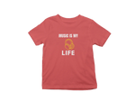 Comfortable Kids Regular Fit Tshirt in Red - 180 GSM | Fullmoon Styles