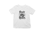 Books Food For Brain Kids Regular Fit Tshirt 180 White Regular Fit Tshirt - Premium Cotton Kids Wear