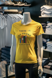 Women Regular Fit Tshirt - As Loyal As Book Women Regular Fit Tshirt 180 Yellow | Fullmoon Styles