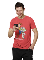 Comfortable Men Regular Fit Tshirt in Red - 180 GSM | Fullmoon Styles