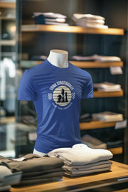 Royal Blue Regular Fit Tshirt - Think Strategically Men Regular Fit Tshirt 180 Design | Men Fashion