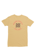 Premium Beige Regular Fit Tshirt for Women - 180 GSM Cotton | Fullmoon Styles