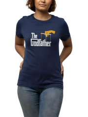 The Godfather Women Oversized 210 Navy Blue Oversized - Premium Cotton Women Wear