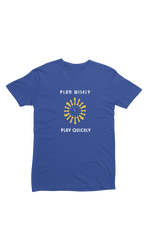 Women Regular Fit Tshirt - Chess Plan Wisely Women Regular Fit Tshirt 180 Royal Blue | Fullmoon Styles