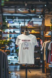 Off White Oversized - Music Is My Life Women Oversized 210 Design | Women Fashion