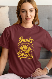 Comfortable Women Regular Fit Tshirt in Maroon - 180 GSM | Fullmoon Styles