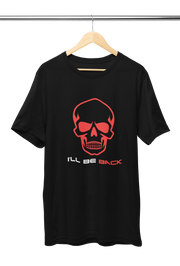 Premium Black Regular Fit Tshirt for Men - 180 GSM Cotton | Fullmoon Styles