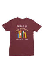 Maroon Regular Fit Tshirt - As Loyal As Book Women Regular Fit Tshirt 180 Design | Women Fashion