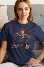 Comfortable Women Regular Fit Tshirt in Navy Blue - 180 GSM | Fullmoon Styles