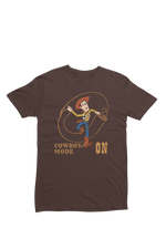 Men Oversized - Woody Cowboy Mode On Men Oversized 210 Brown | Fullmoon Styles