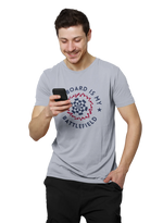 Gray Regular Fit Tshirt - Battlefield Men Regular Fit Tshirt 180 Design | Men Fashion