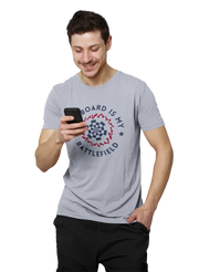 Gray Regular Fit Tshirt - Battlefield Men Regular Fit Tshirt 180 Design | Men Fashion