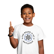 Comfortable Kids Regular Fit Tshirt in White - 180 GSM | Fullmoon Styles