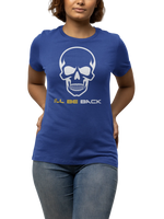 Comfortable Women Regular Fit Tshirt in Royal Blue - 180 GSM | Fullmoon Styles