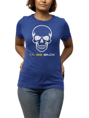 Comfortable Women Regular Fit Tshirt in Royal Blue - 180 GSM | Fullmoon Styles