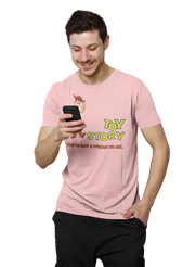 Comfortable Men Oversized in Baby Pink - 240 GSM | Fullmoon Styles