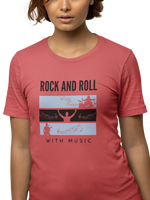 Comfortable Women Regular Fit Tshirt in Red - 180 GSM | Fullmoon Styles