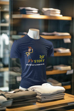 Navy Blue Regular Fit Tshirt - Toy Story Woody Men Regular Fit Tshirt 180 Design | Men Fashion