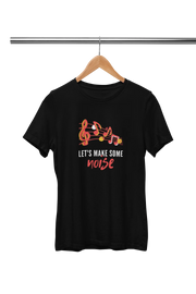 Premium Black Regular Fit Tshirt for Men - 180 GSM Cotton | Fullmoon Styles