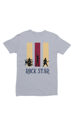 Women Regular Fit Tshirt - Rock Star Women Regular Fit Tshirt 180 Gray | Fullmoon Styles