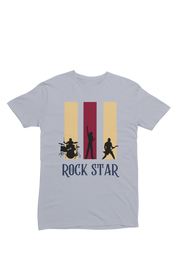 Women Regular Fit Tshirt - Rock Star Women Regular Fit Tshirt 180 Gray | Fullmoon Styles