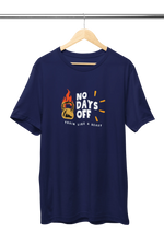 No Days Off Women Regular Fit Tshirt 180 Navy Blue Regular Fit Tshirt - Premium Cotton Women Wear