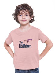 Kids Regular Fit Tshirt - The Godfather Kids Regular Fit Tshirt 180 Baby Pink | Fullmoon Styles