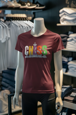 Premium Maroon Regular Fit Tshirt for Women - 180 GSM Cotton | Fullmoon Styles