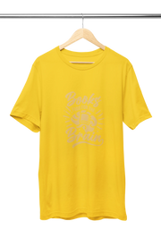 Yellow Regular Fit Tshirt - Books Food For Brain Men Regular Fit Tshirt 180 Design | Men Fashion