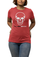 Comfortable Women Regular Fit Tshirt in Red - 180 GSM | Fullmoon Styles