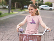 Premium Baby Pink Regular Fit Tshirt for Kids - 180 GSM Cotton | Fullmoon Styles